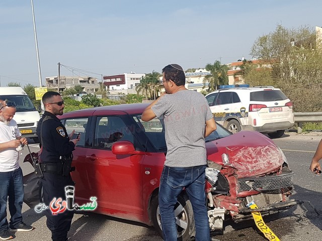 إصابة خمسة أشخاص أحدهم بجراح خطيرة في حادث قرب مدينة الطيبة